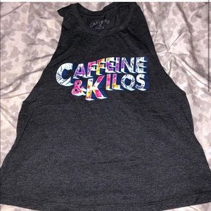 Caffeine and Kilos Crop Top